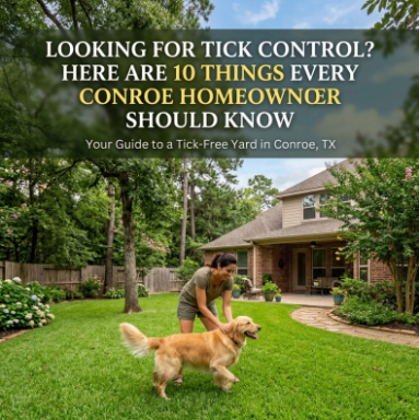 Tick control guide for Conroe, Texas homeowners