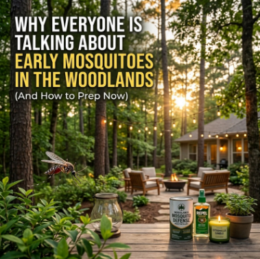 Early mosquitoes arriving in The Woodlands